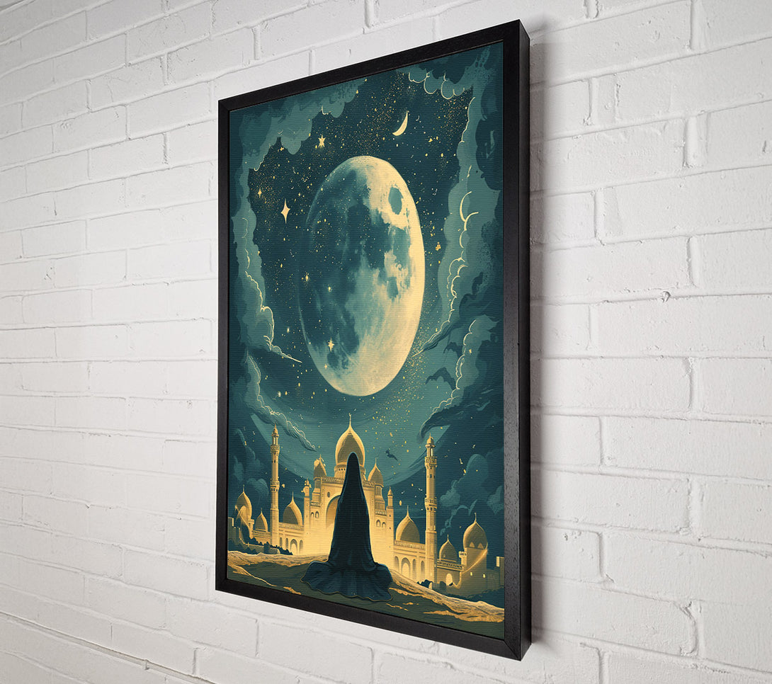 A Canvas Print of Arabian Moonlight Canvas Art