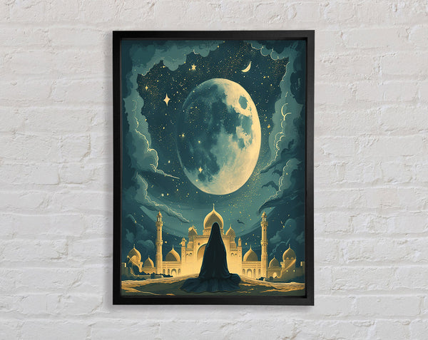 Arabian Moonlight Framed Print