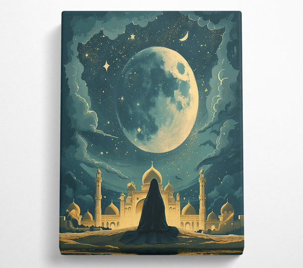  A Canvas Print of Arabian Moonlight Canvas Art