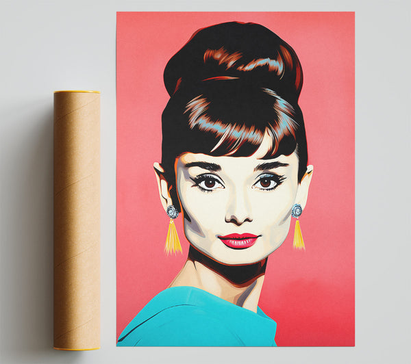 Audrey Hepburn Euphoria Giclee Print