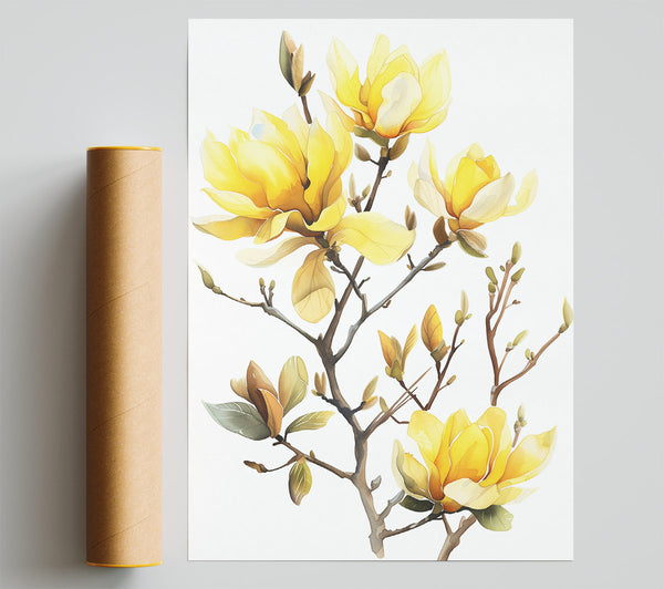 Autumn Flower Blossom Print