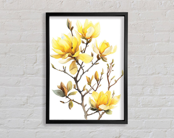 Autumn Flower Blossom Framed Print