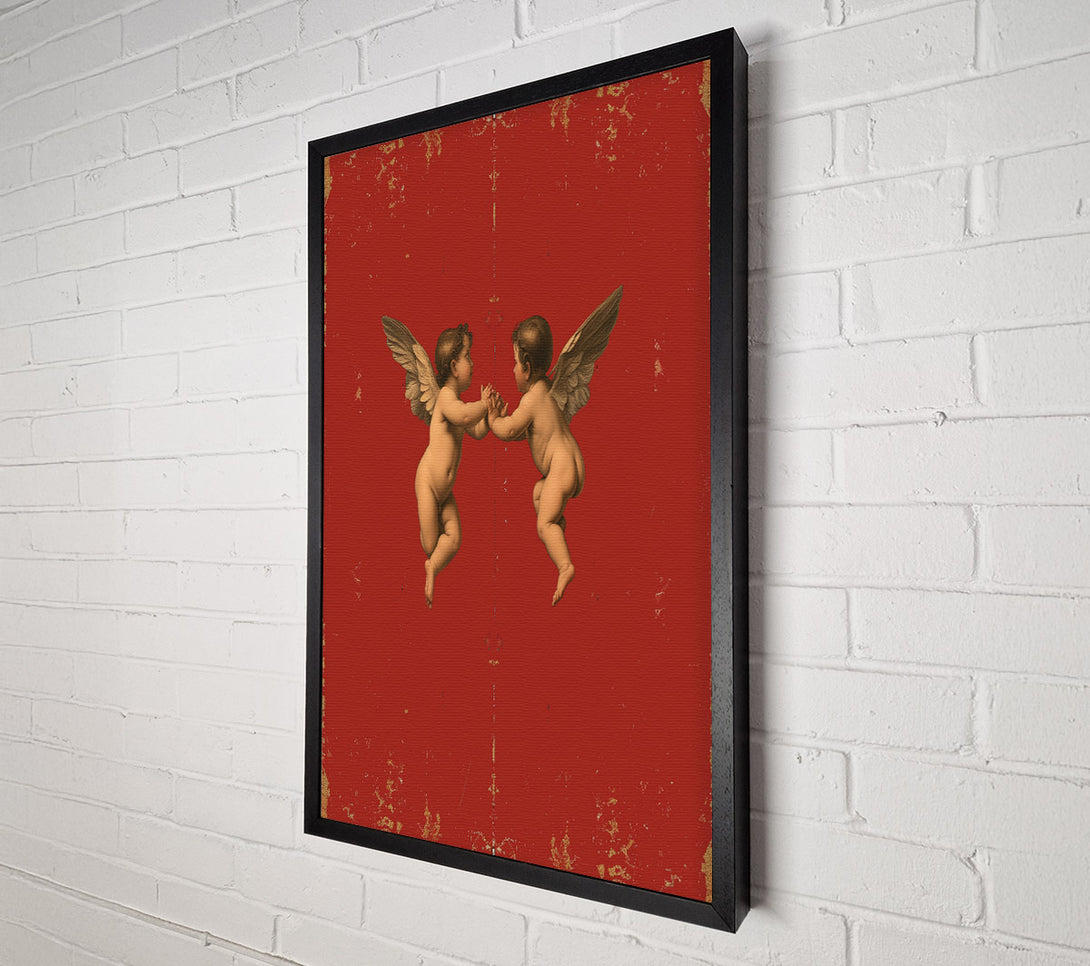  A Canvas Print of Baby Angels Canvas Wall Art