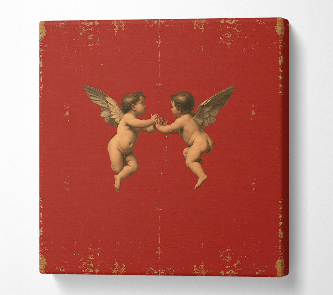  A Canvas Print of Baby Angels Canvas Wall Art