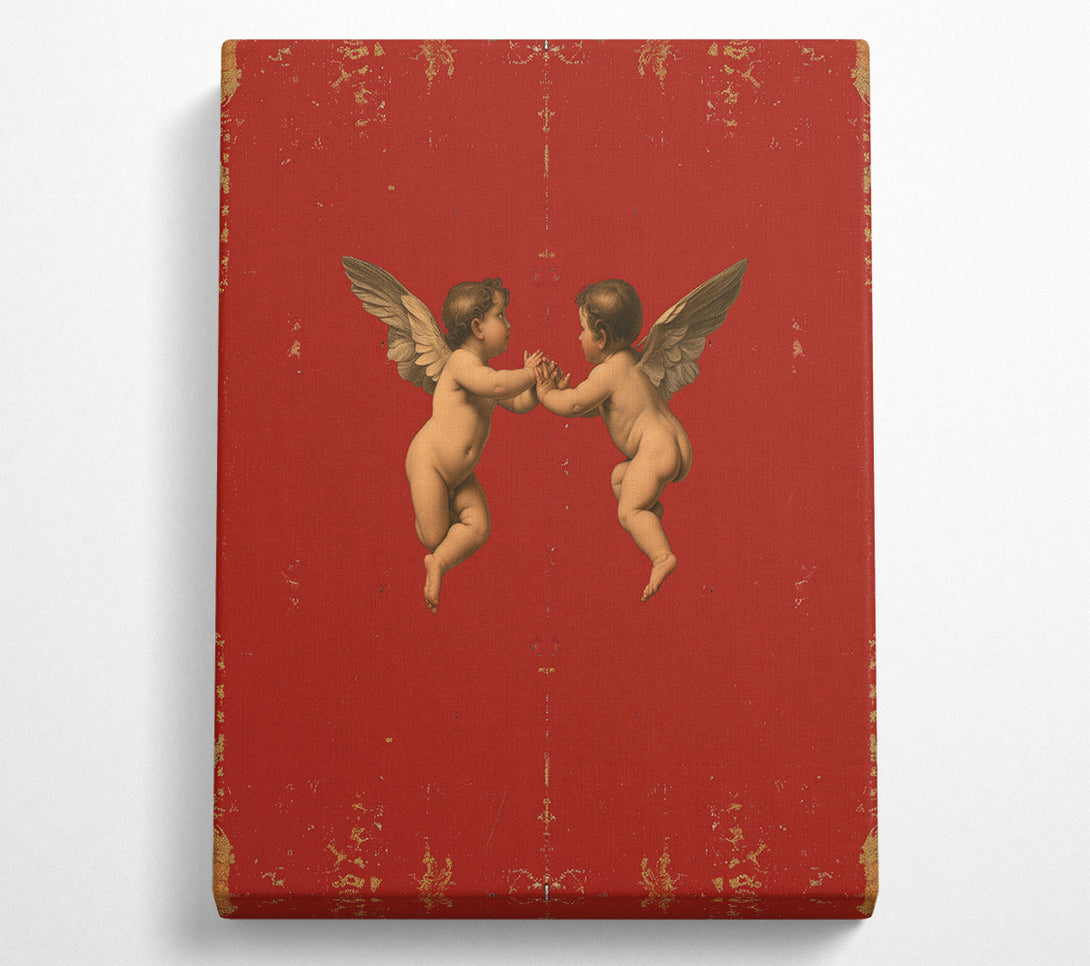  A Canvas Print of Baby Angels Canvas Wall Art