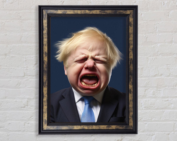 Baby Borris Framed Print