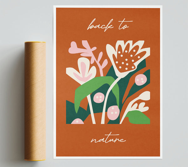 Back To Nature Bohemian Giclee Print