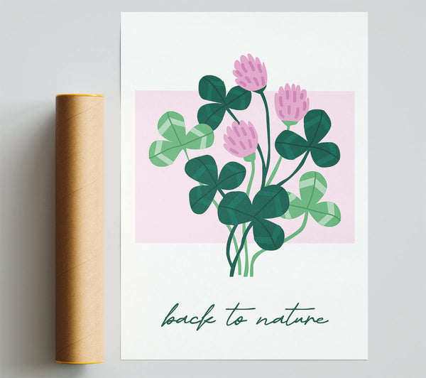 Back To Nature Boho Pink Print