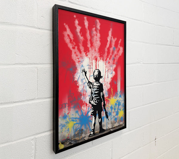 Banksy Raygun Boy