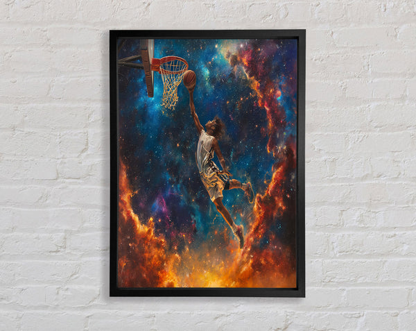 Basketball Shoot Framed Print