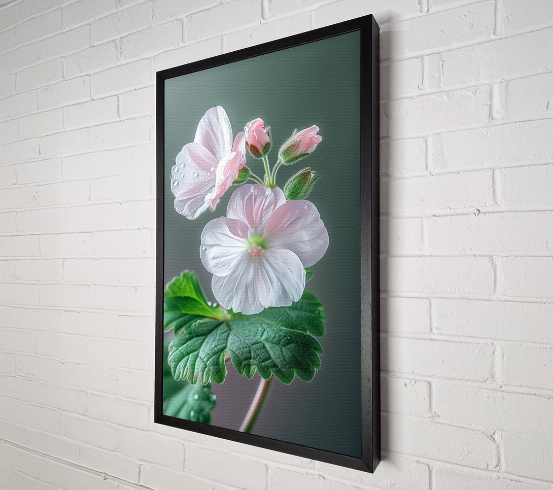  A Canvas Print of Beautiful Small Flowers Canvas Art