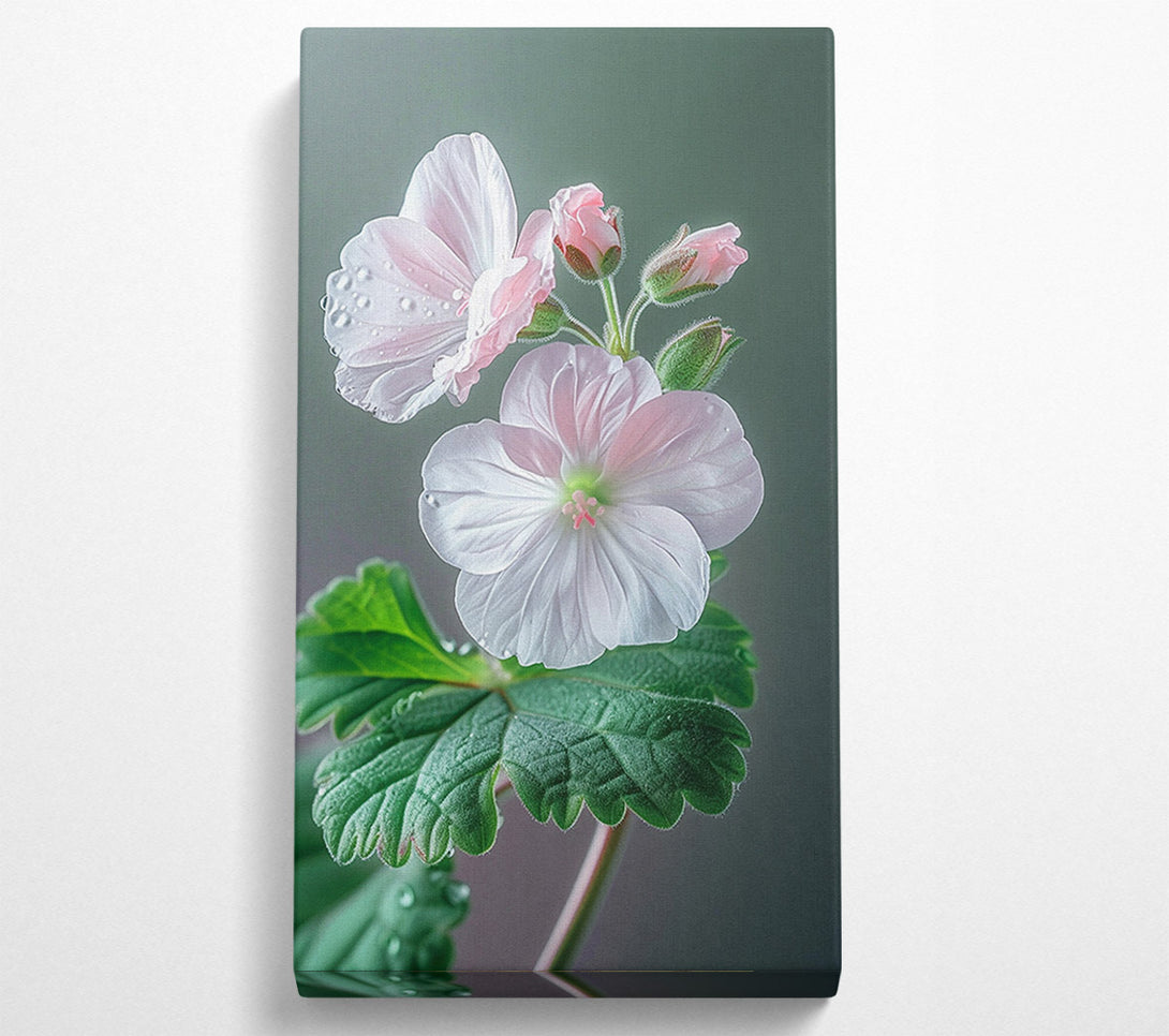  A Canvas Print of Beautiful Small Flowers Canvas Art