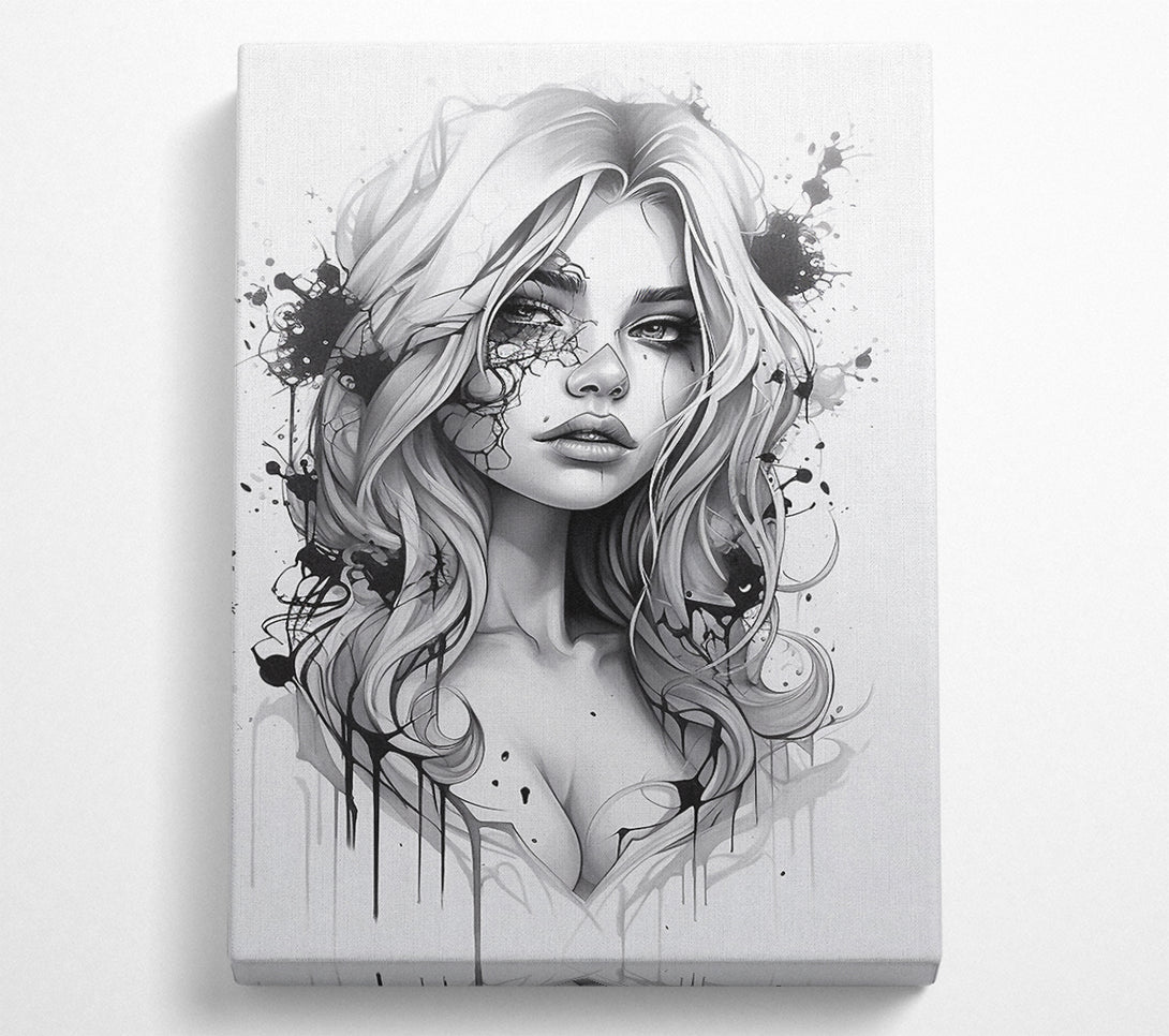 A Canvas Print of Beauty Art Woman Canvas Print