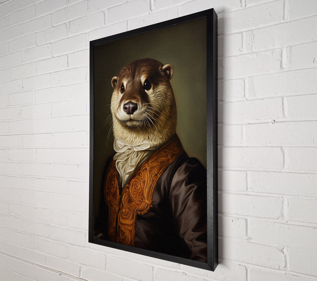  A Canvas Print of Beaver Renaissance Canvas Wall Art