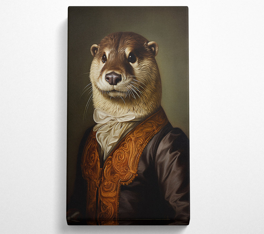  A Canvas Print of Beaver Renaissance Canvas Wall Art