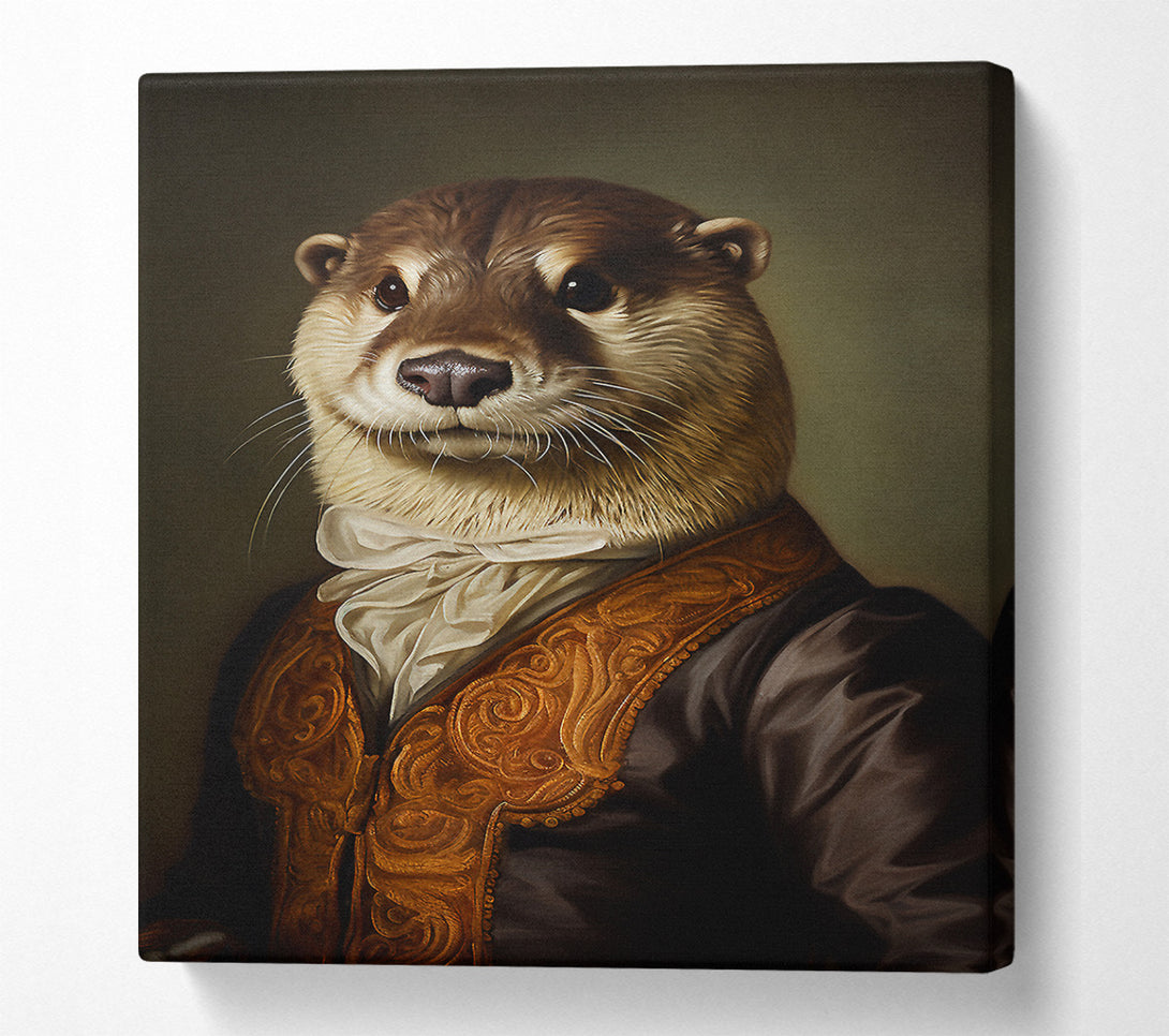  A Canvas Print of Beaver Renaissance Canvas Wall Art