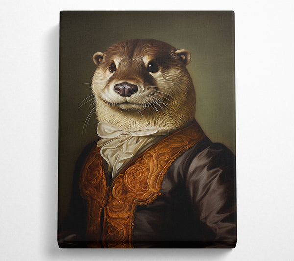  A Canvas Print of Beaver Renaissance Canvas Wall Art