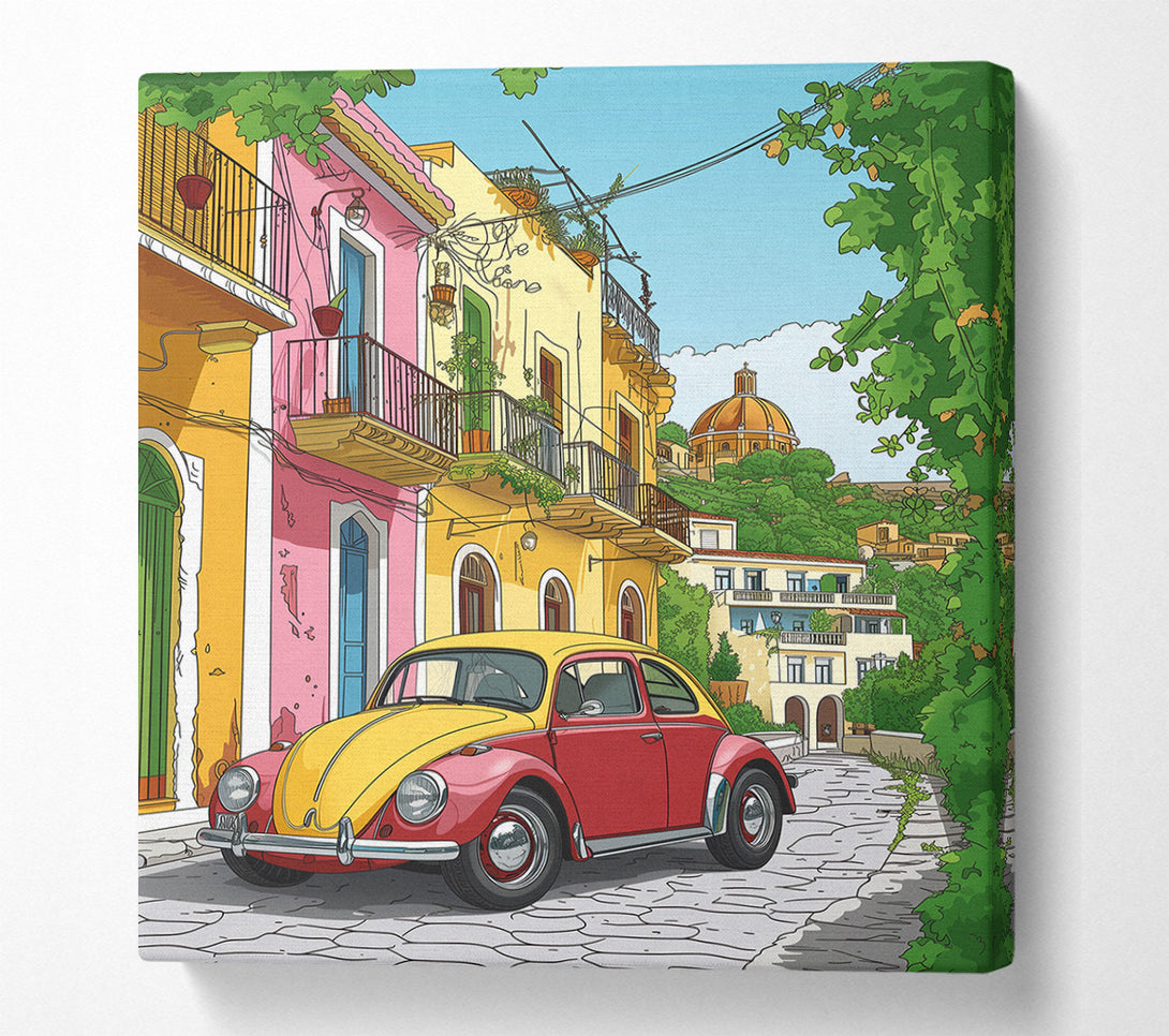  A Canvas Print of Beetle In Paradise Canvas Print