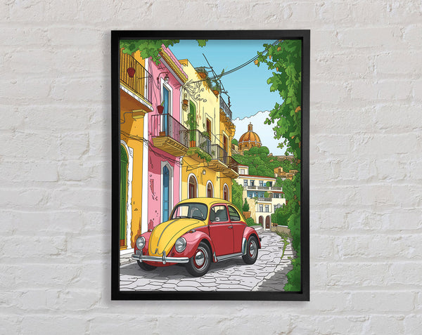 Beetle In Paradise Framed Print