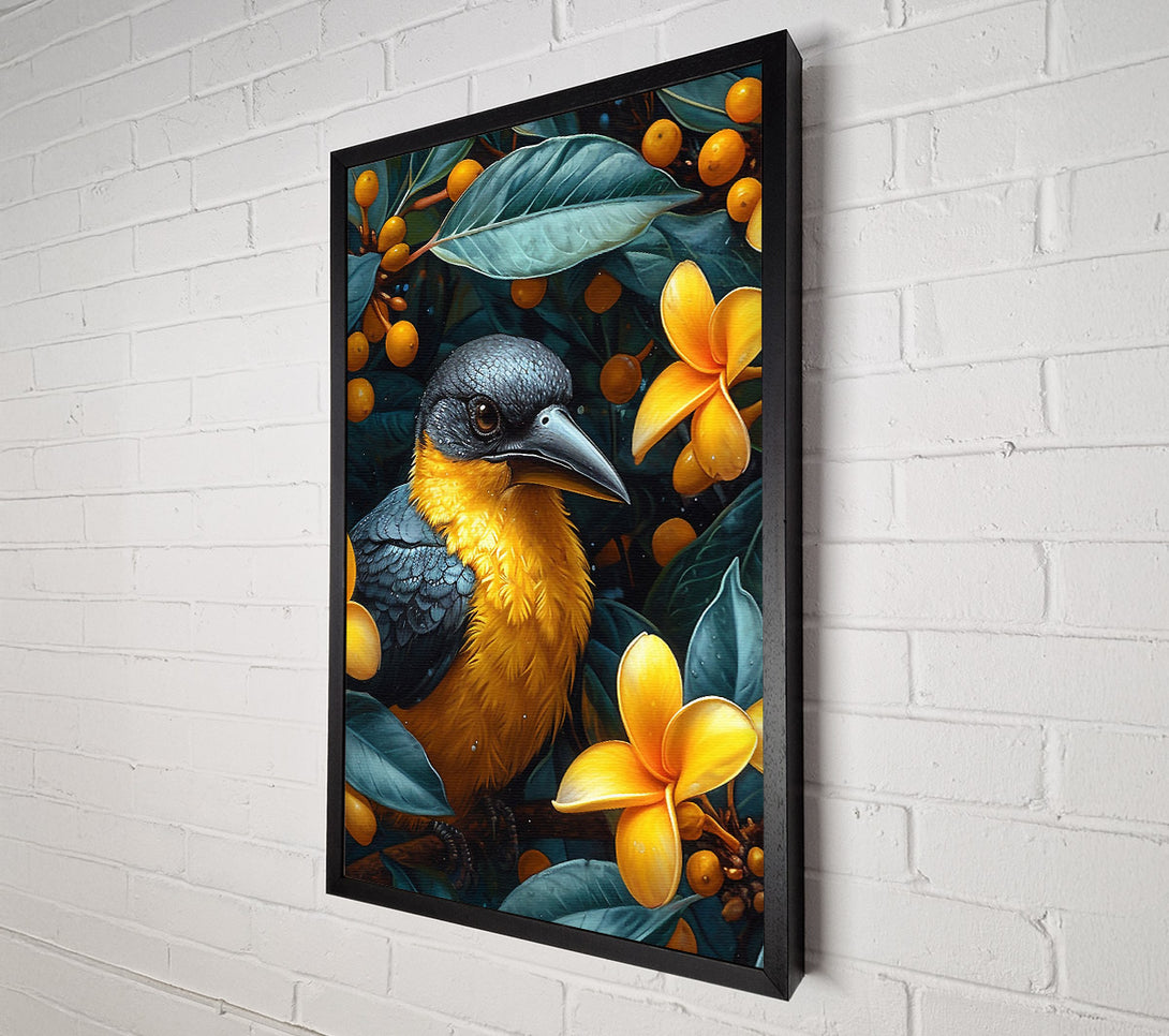  A Canvas Print of Bird Blossom Canvas Wall Art