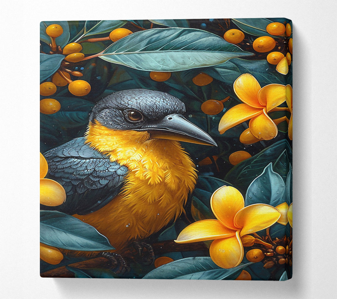 A Canvas Print of Bird Blossom Canvas Wall Art