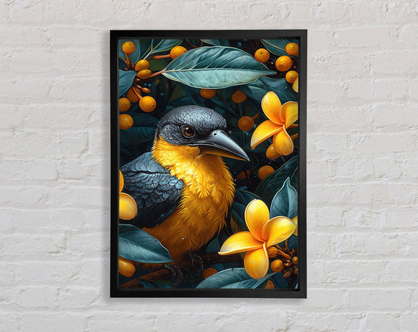Bird Blossom Framed Print