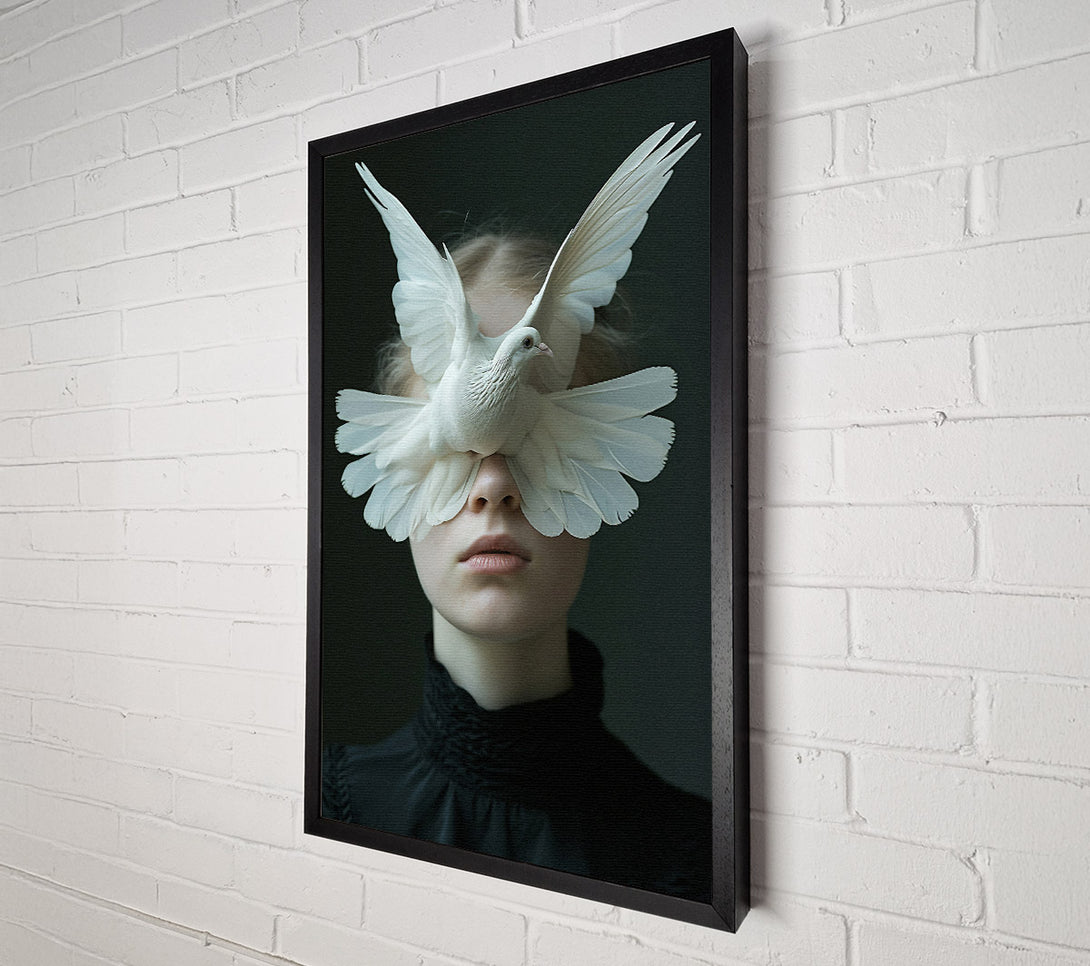  A Canvas Print of Birdface Canvas Art
