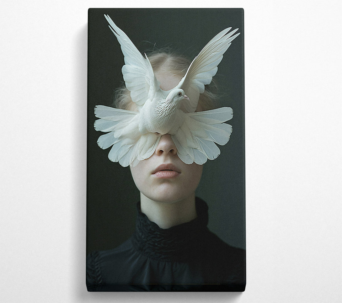  A Canvas Print of Birdface Canvas Art