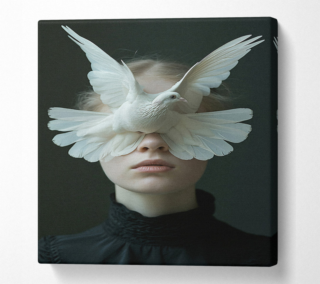  A Canvas Print of Birdface Canvas Art