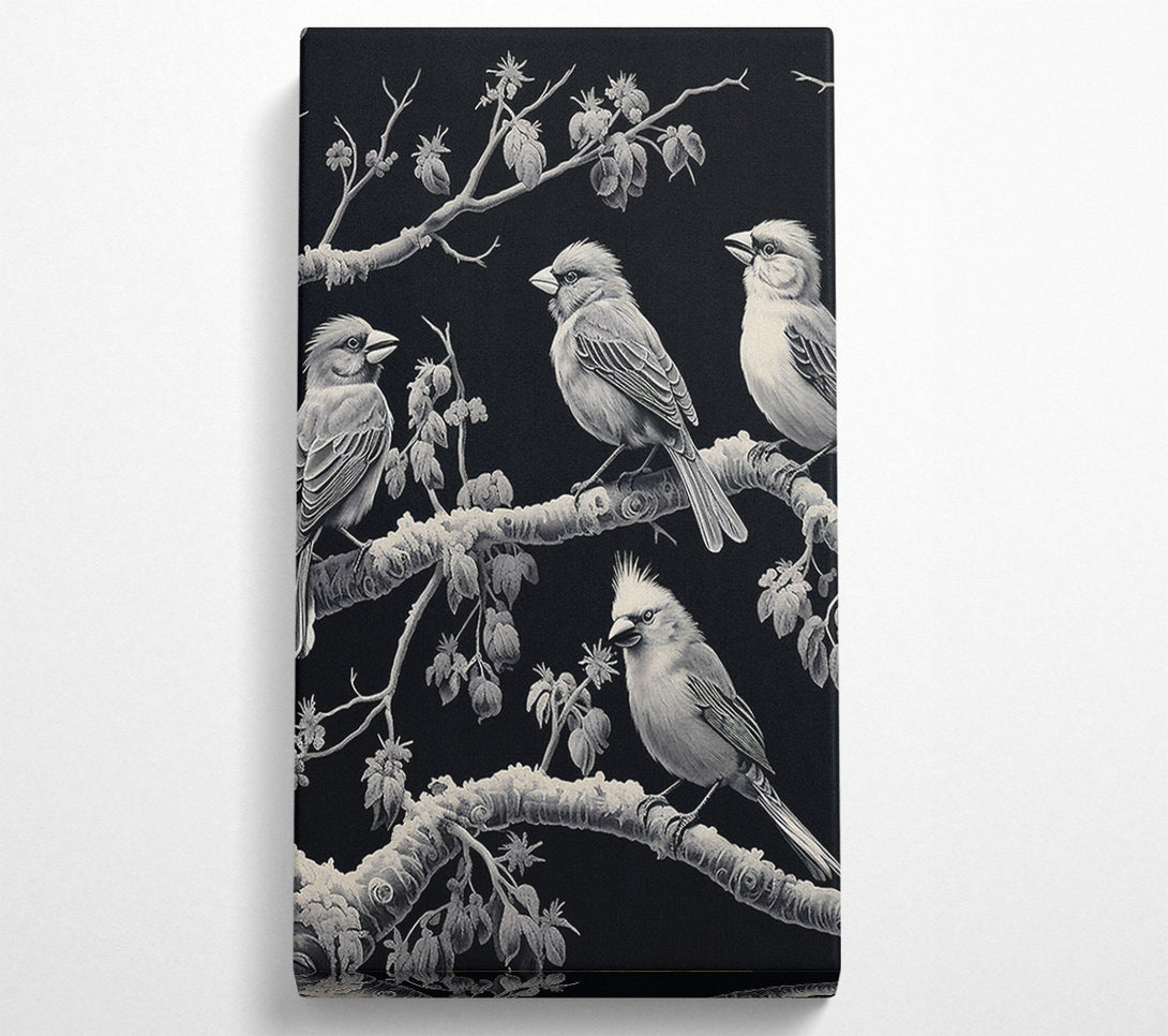  A Canvas Print of Birds In A Tree Canvas Wall Art