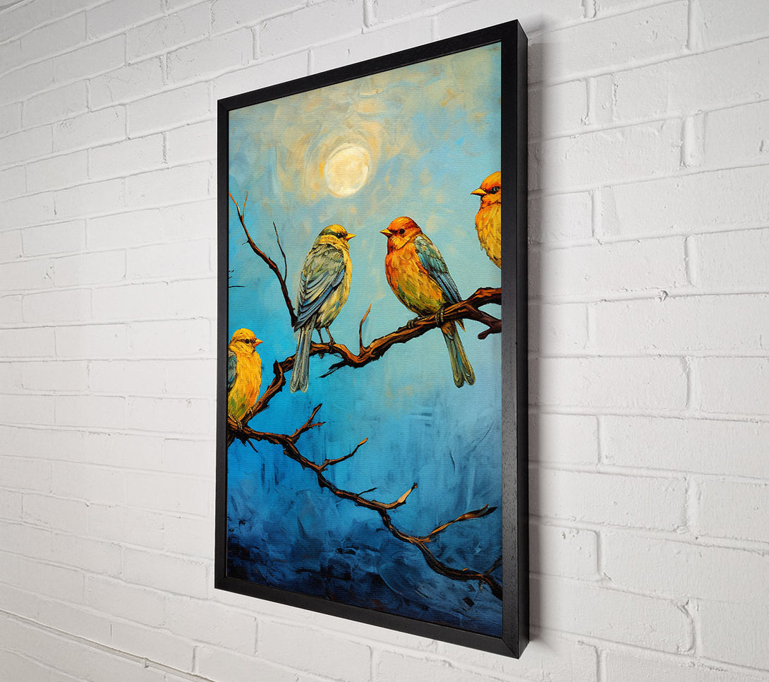  A Canvas Print of Birds Under The Sun Canvas Wall Art