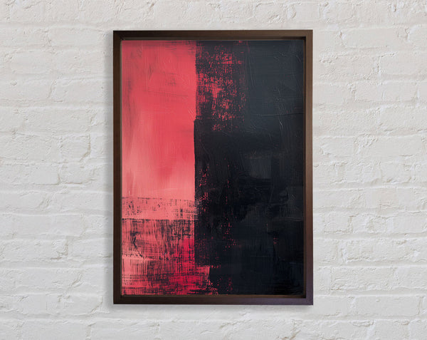 Walnut And Red Wash Framed Print