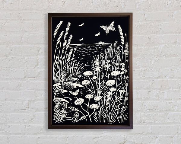 Walnut And Walnut Lake Framed Print