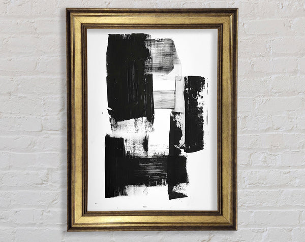 White And White Sponge Art Framed Print