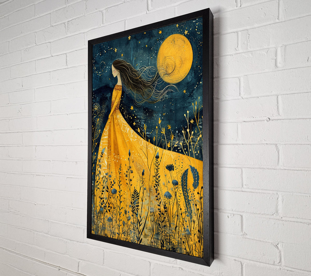 A Canvas Print of Blossom Walk Sunset Canvas Print