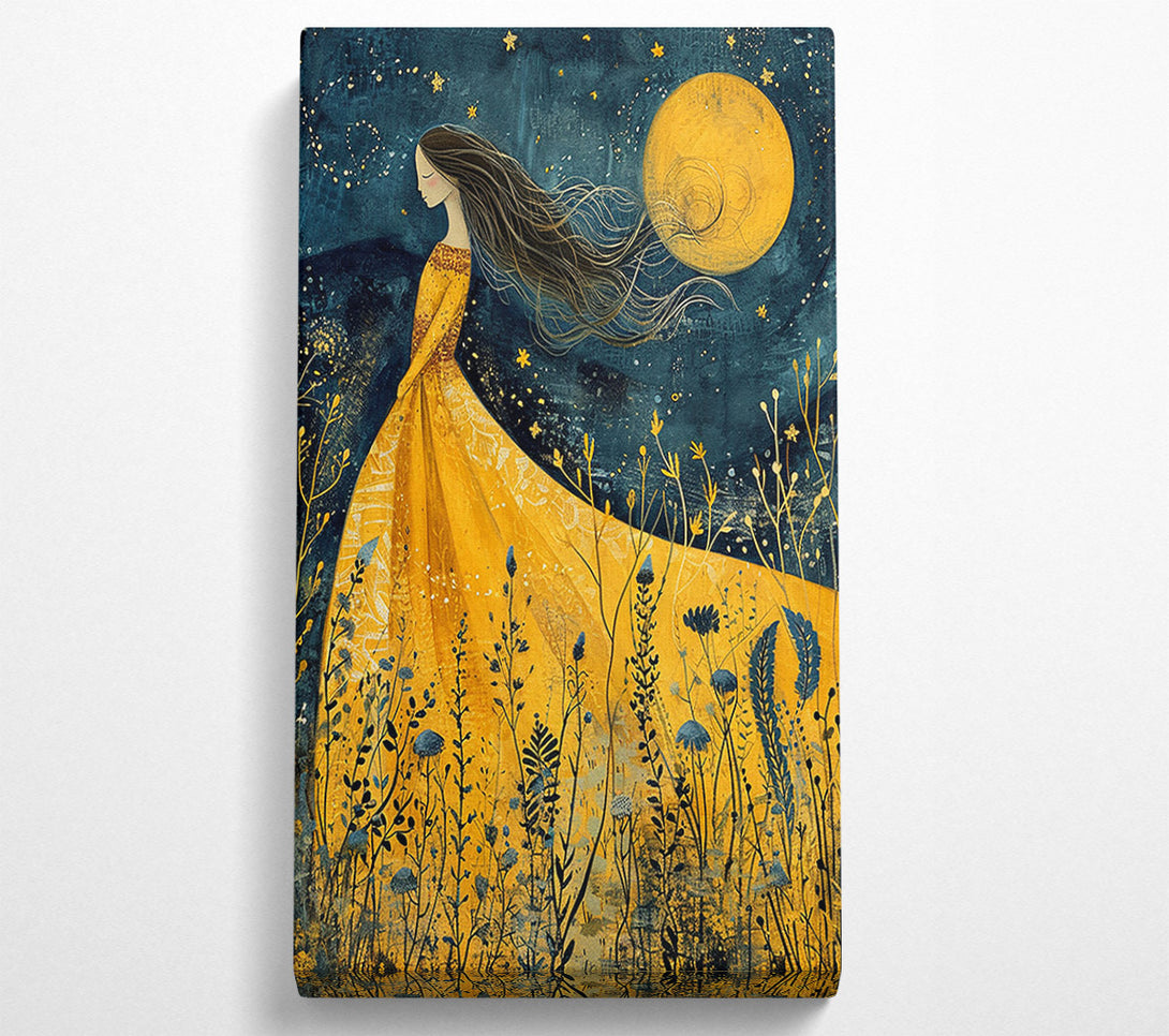  A Canvas Print of Blossom Walk Sunset Canvas Print