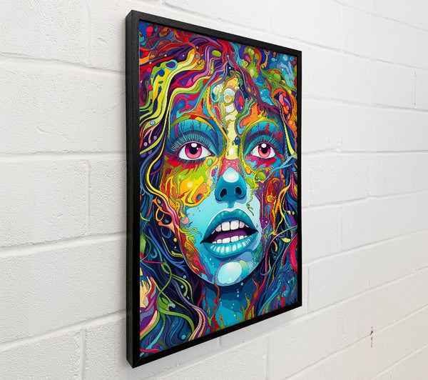 Blue Zombie Girl Colours