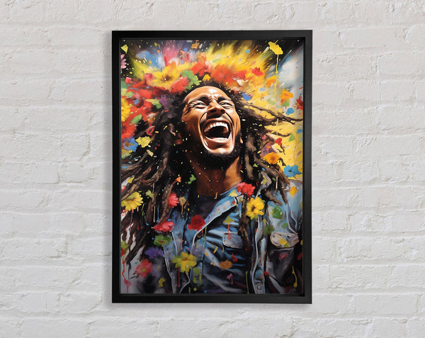 Bob Marley Bloom Framed Print