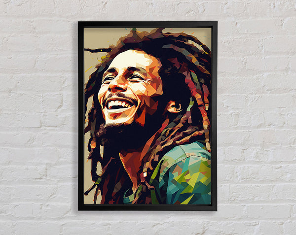 Bob Marley Happy Framed Print