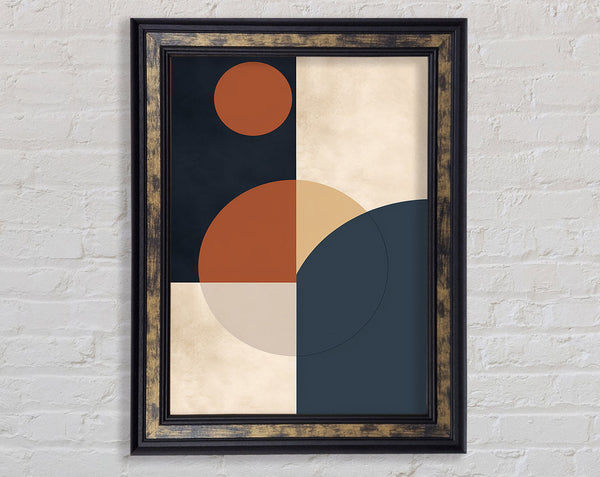 Bohemian Shapes Framed Print