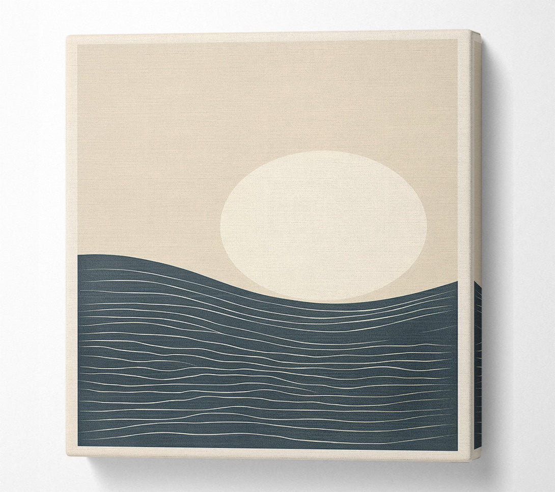  A Canvas Print of Bohemian Sunset Sea Canvas Print