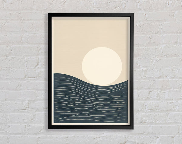 Bohemian Sunset Sea Framed Print