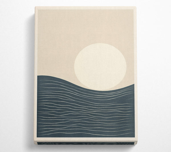  A Canvas Print of Bohemian Sunset Sea Canvas Print