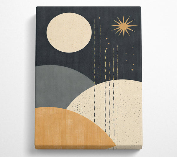  A Canvas Print of Boho Galaxy Canvas Art