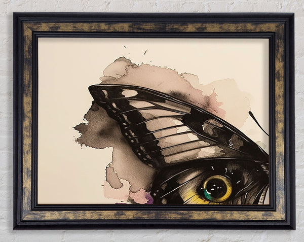 Butterfly Eyes Framed Print