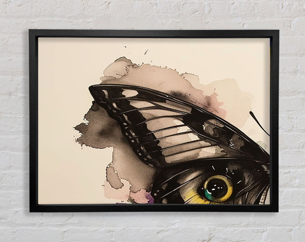 Butterfly Eyes Framed Print
