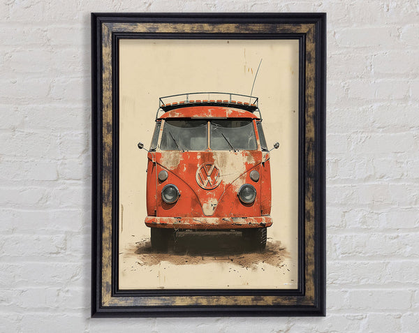 Camper Love Framed Print