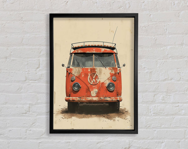 Camper Love Framed Print