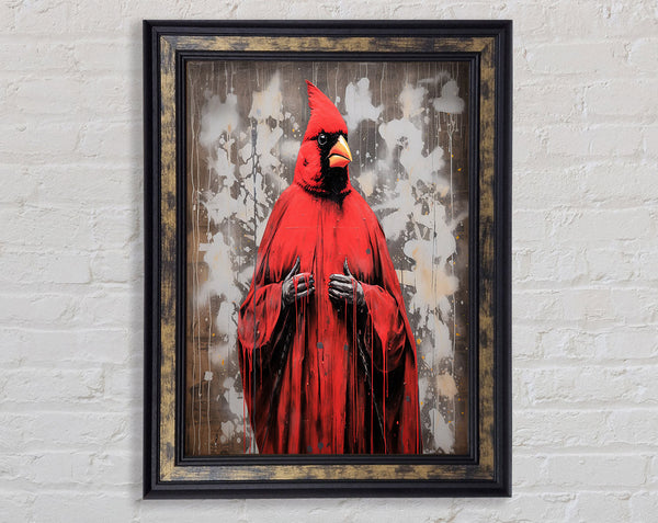 Cardinal Human Hybrid Framed Print