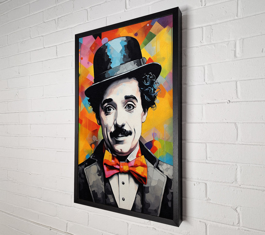  A Canvas Print of Charlie Chaplin Art Canvas Print